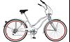 26"Shimano 6 Speed Beach Cruiser Bicycle ARS-2662S